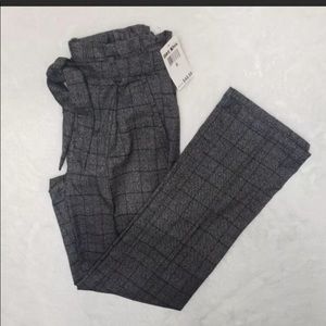 Hot kiss NWT PAPER BAG PLAID PANTS